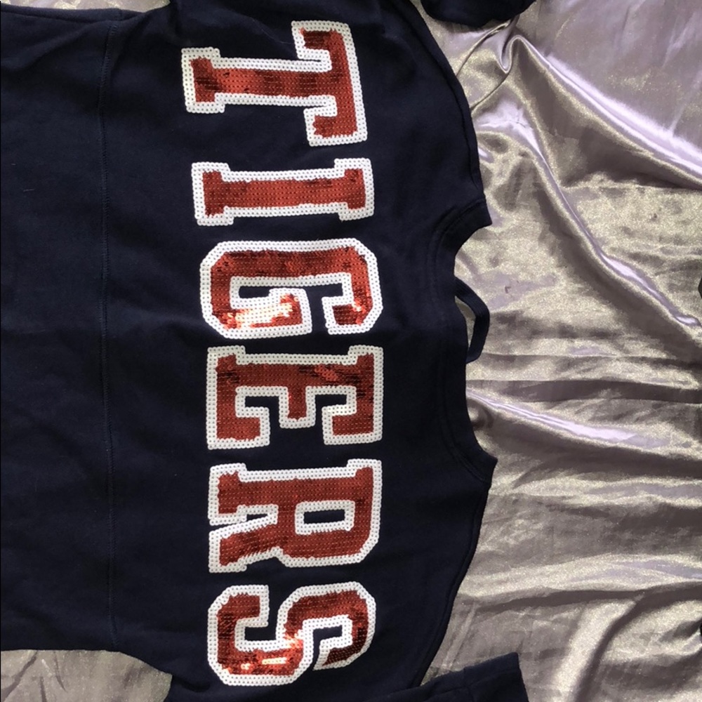 PINK Detroit Tigers Bling Pullover